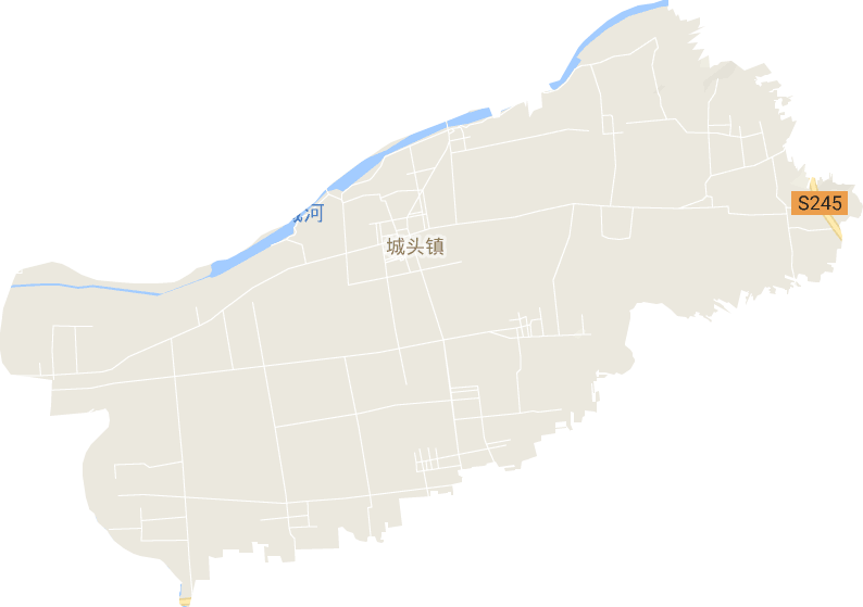 山亭区城头镇地图图片