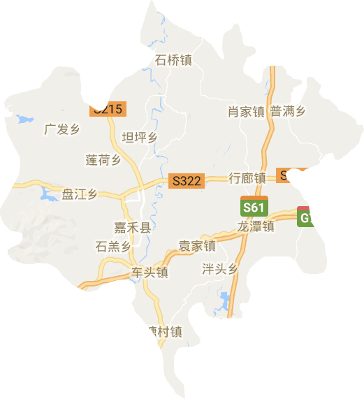 嘉禾县塘村镇地图图片
