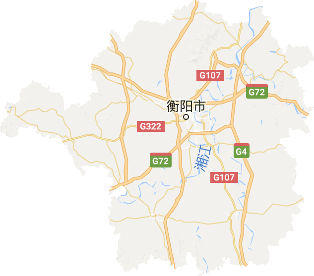 湖南衡阳地图位置图片