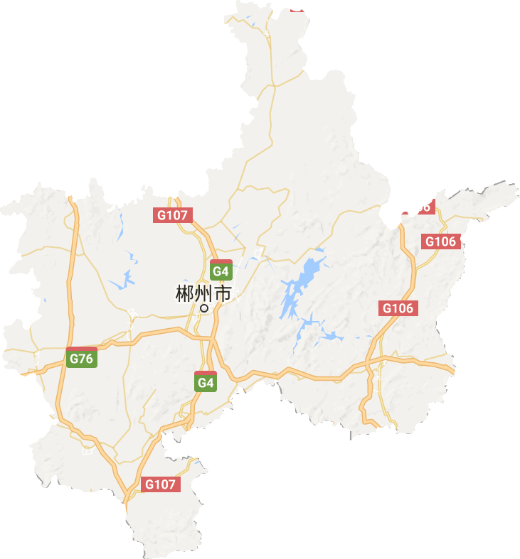 郴州市高清电子地图