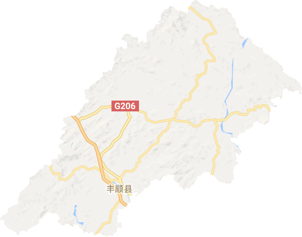 丰顺县电子地图高清版大图