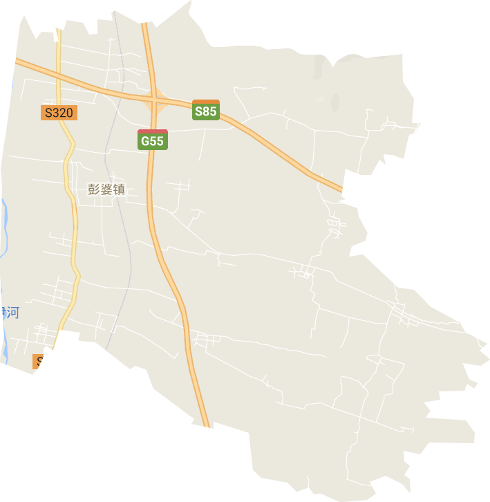 伊川县彭婆镇卫星地图图片