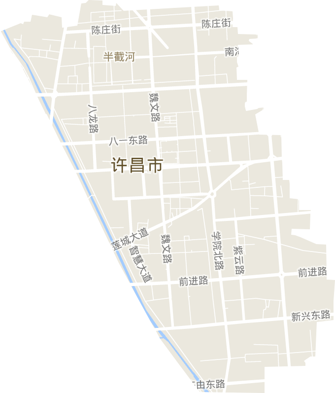 许昌魏都区区域图图片