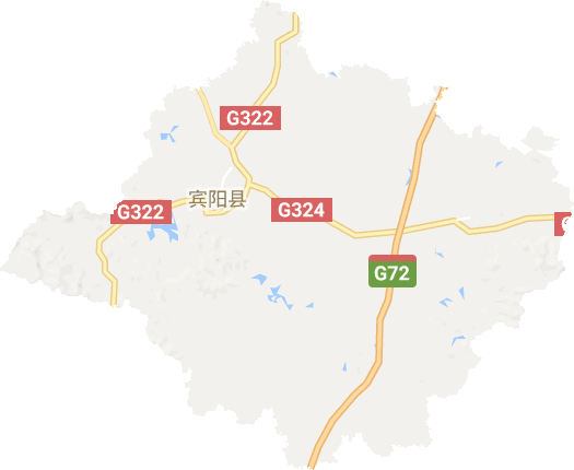 广西南宁宾阳县地图图片