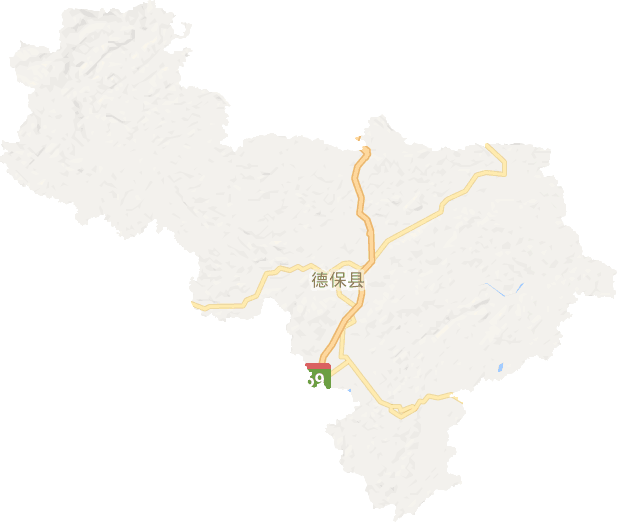 广西百色市德保县地图图片