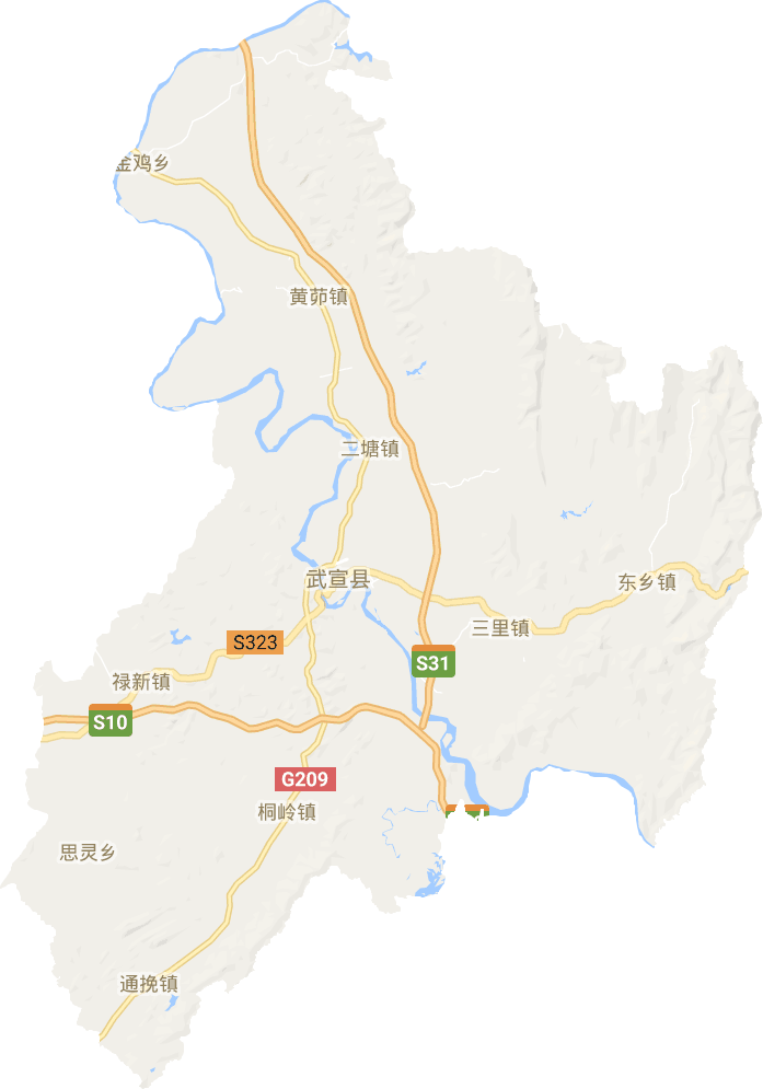 武宣县高清电子地图