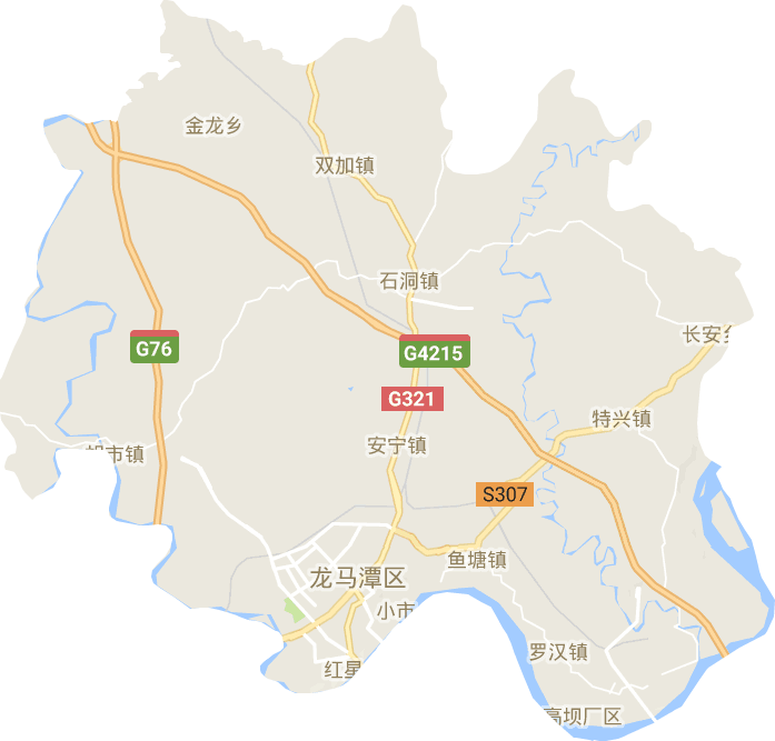 龙马潭区行政区划图图片