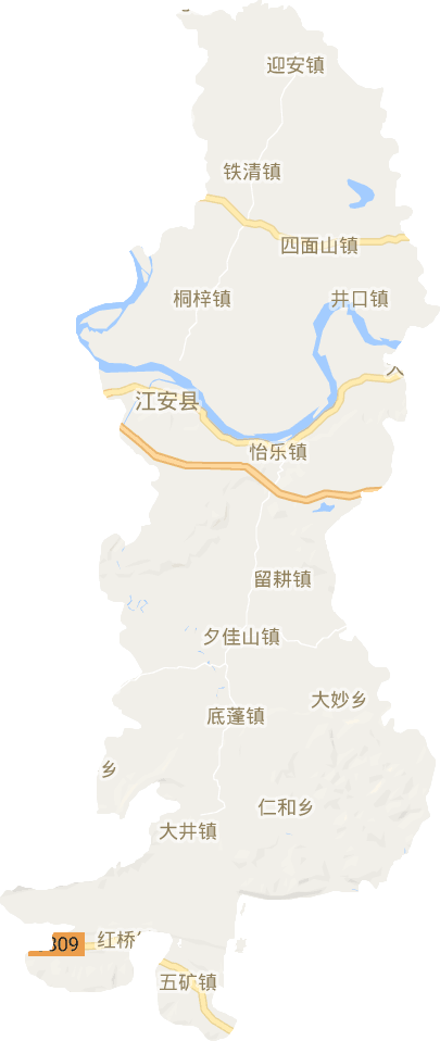江安县行政区划图片