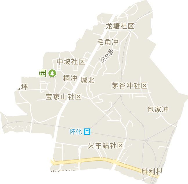 怀化鹤城区行政区划图图片
