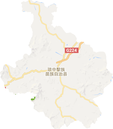 海南琼中县乡镇地图图片