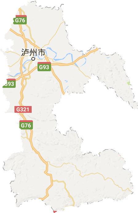 泸州市市区地图高清版图片