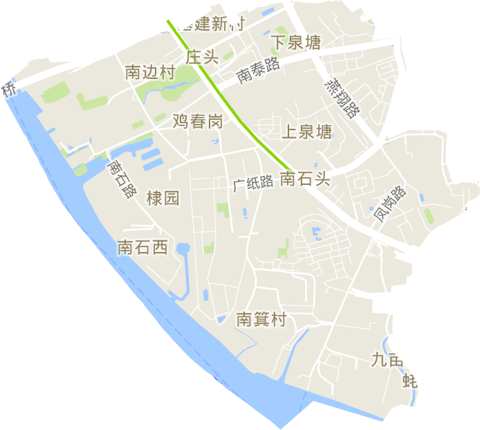 广州海珠区龙潭村地图图片