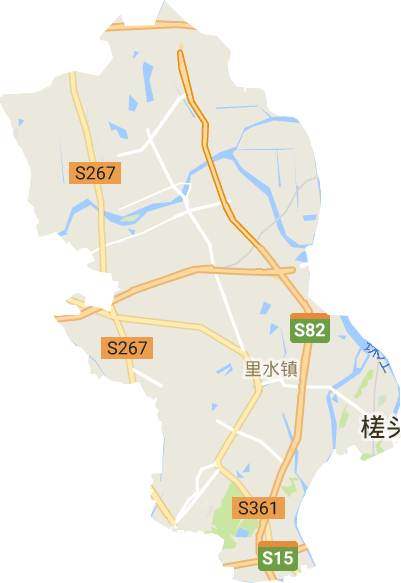 里水镇行政区域图图片