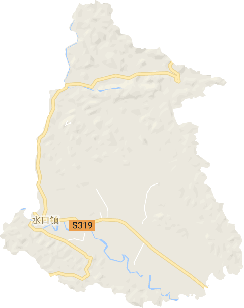 江口水镇地图图片