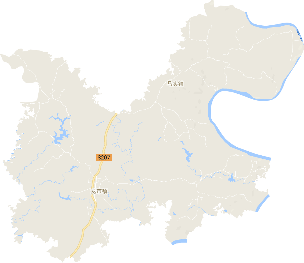合川区龙市镇地图图片