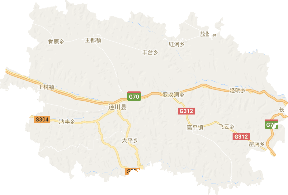 泾川 地图图片