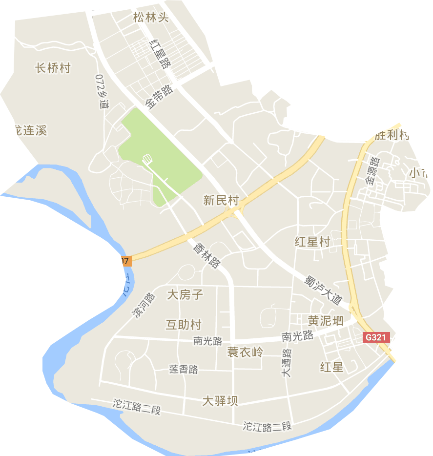 龙马潭区街道划分图图片