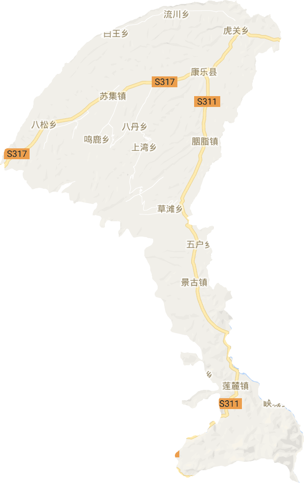 甘肃临夏康乐县地图图片