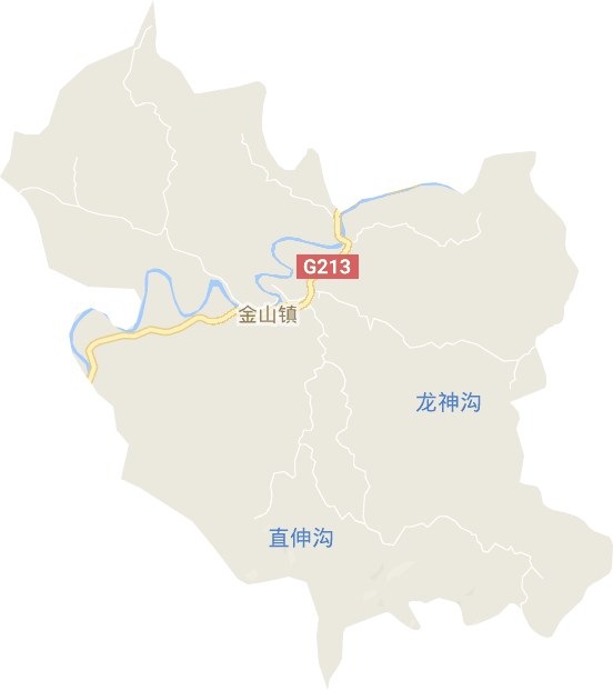 甘谷金山镇地图图片