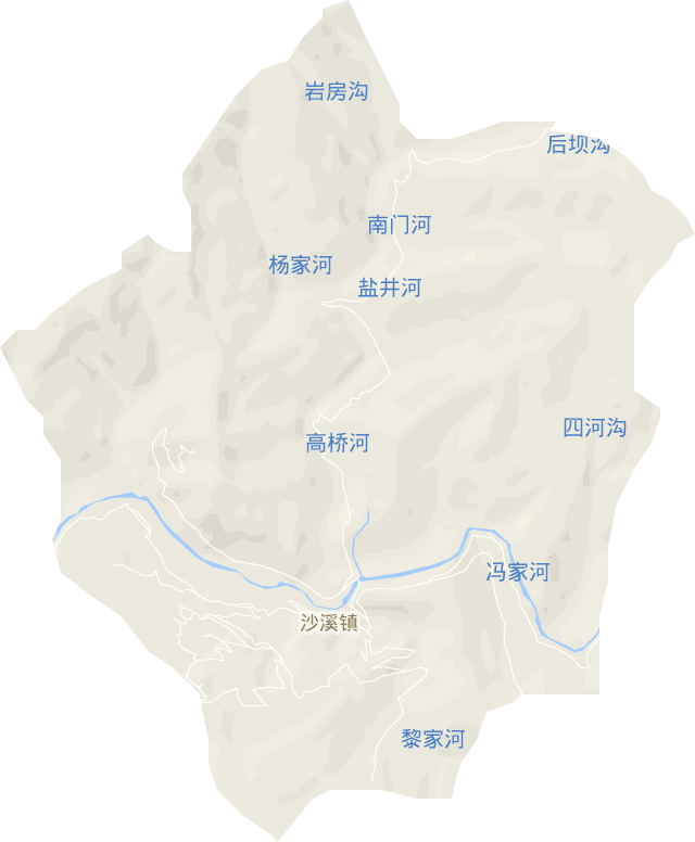 信州区沙溪镇地图图片