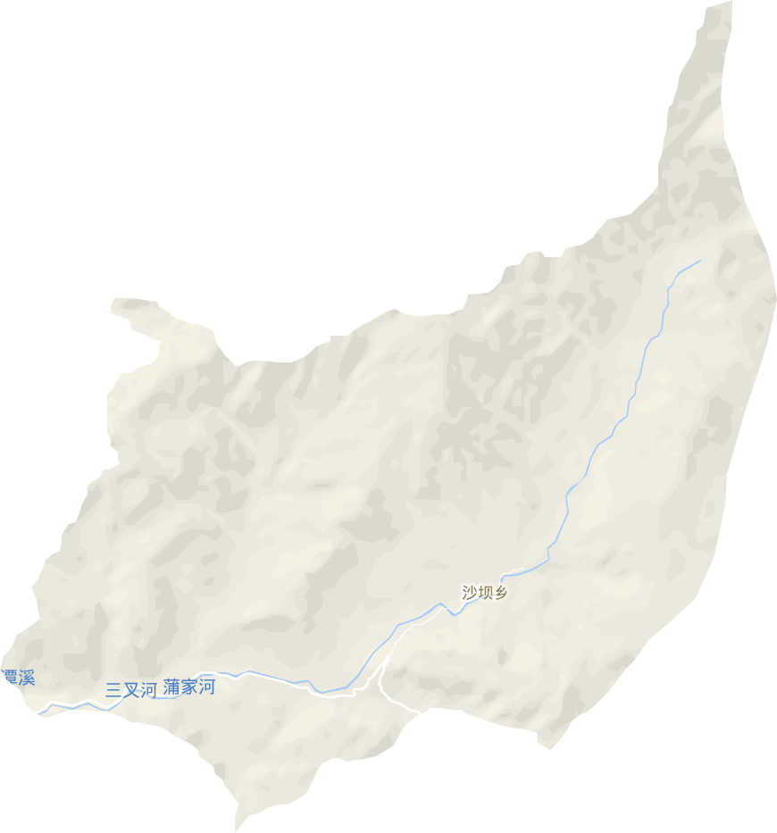 沙坝镇地图图片