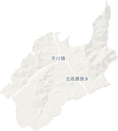 平川地图全景图片