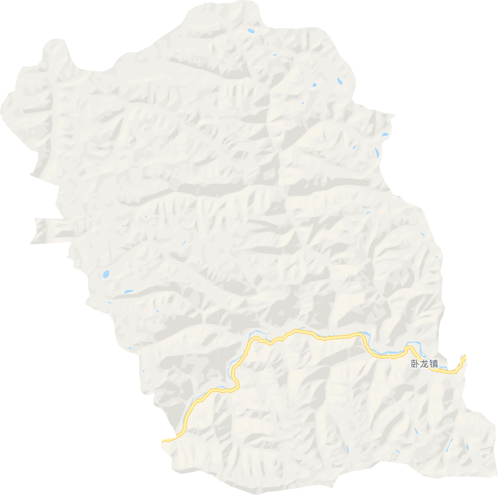 西藏自治区 林芝市 米林县 卧龙镇名称:卧龙镇高清版大图(电子地图)