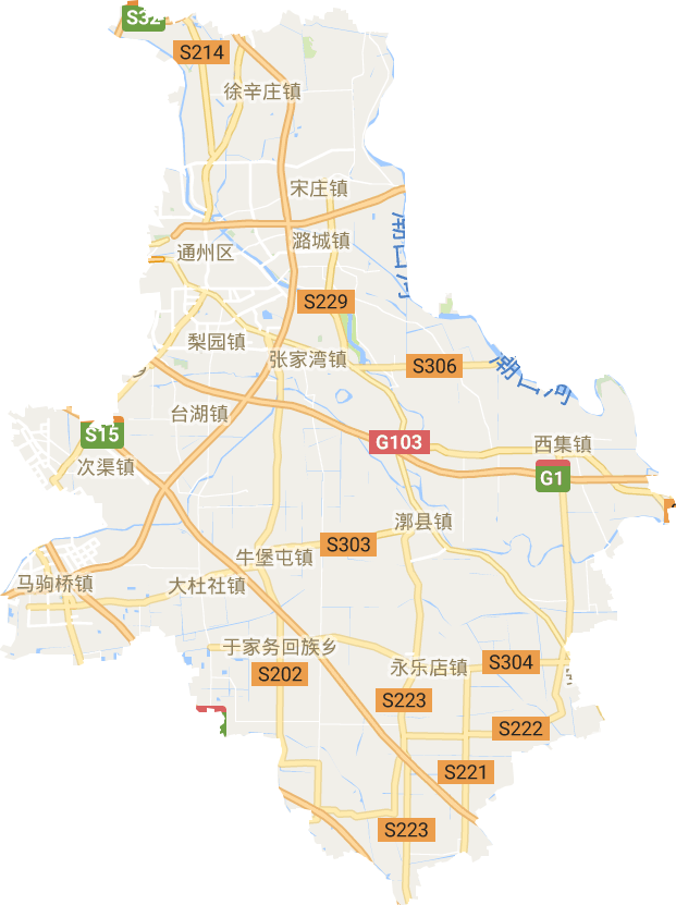 北京通州地图位置图片