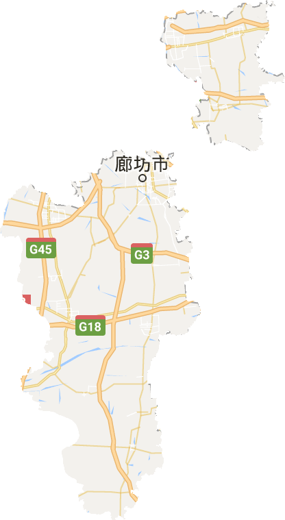 廊坊市地图 区县图片