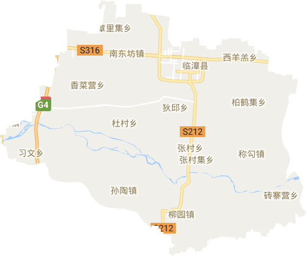 临漳县各乡镇地图图片