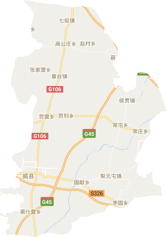 威县电子地图高清版大图