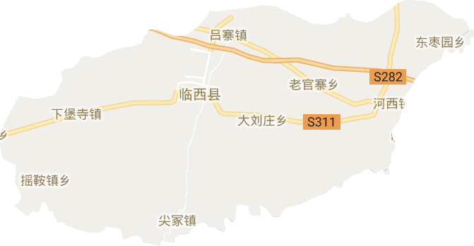 山西省地图临县地图图片