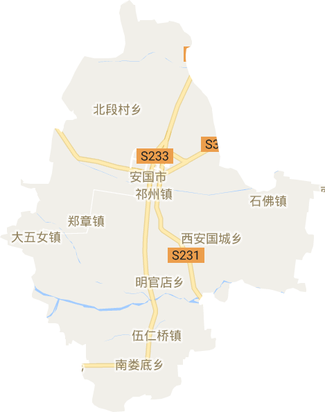 河北安国地理位置图图片