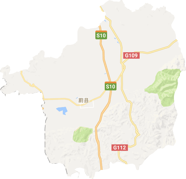 蔚县地图 乡镇图片