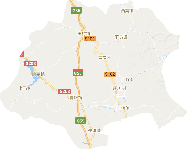 长治市襄垣县详细地图图片
