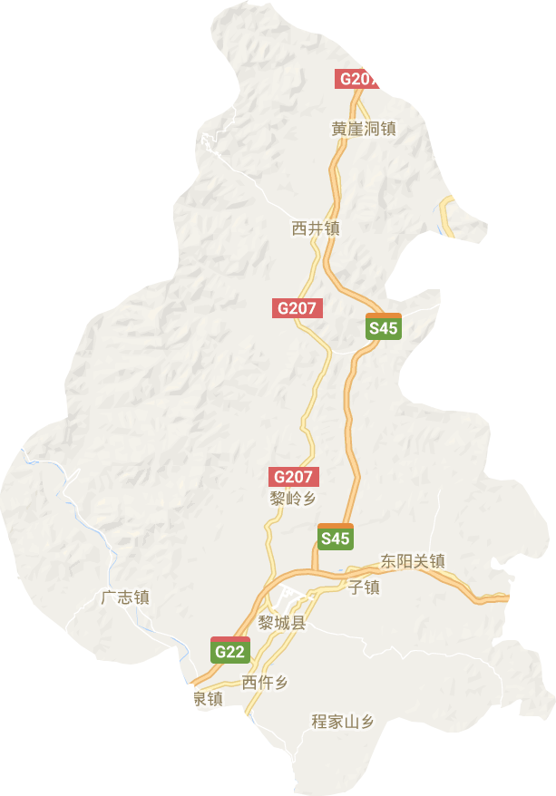 黎城县乡镇地图图片