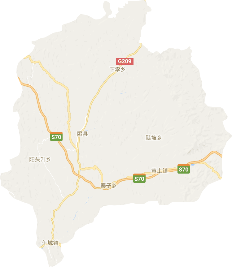 山西隰县地图图片