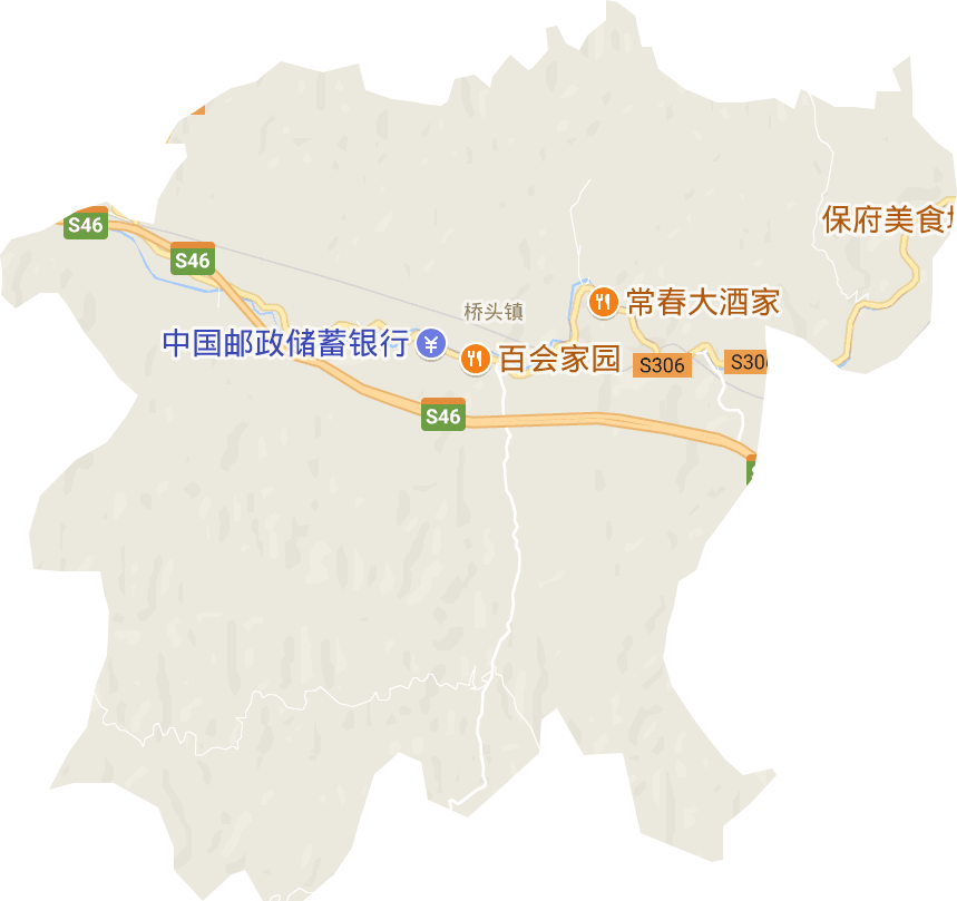 翁牛特旗桥头镇地图图片
