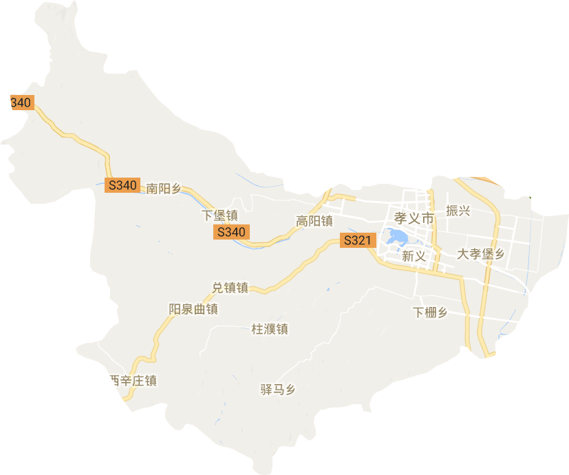 孝义市乡镇地图图片