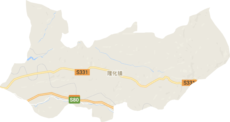 隆化县地图全景图片