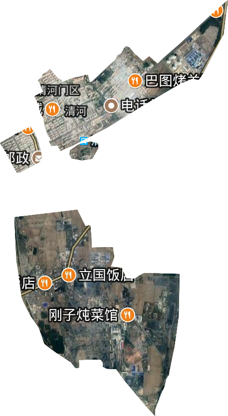 北京清河街道地图图片