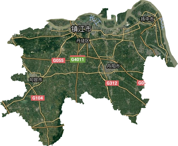 镇江江心洲地图图片