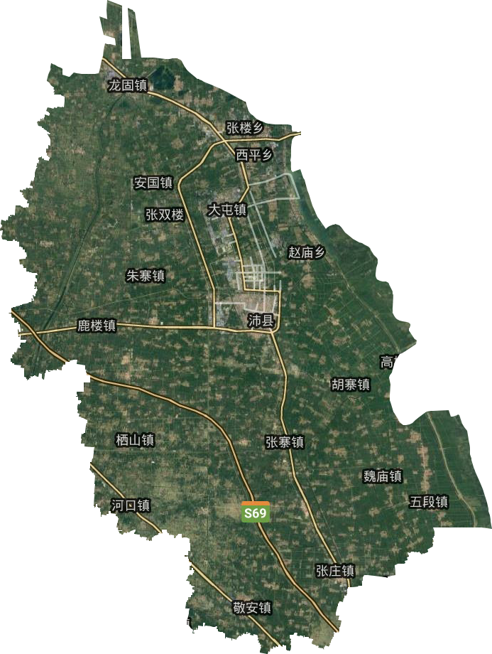 沛县高清卫星地图