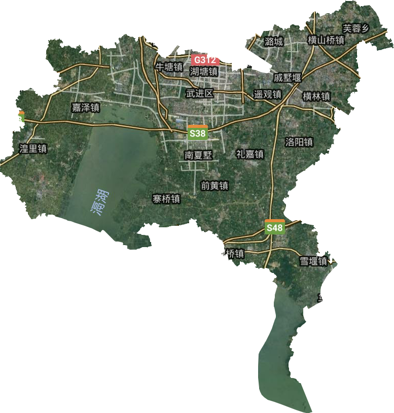 武进区牛塘镇地图图片
