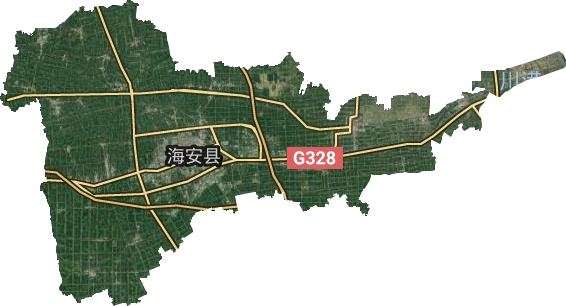 海安乡镇地图图片