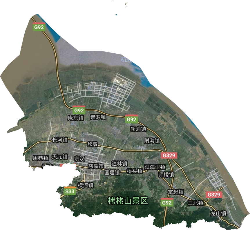慈溪行政区划地图2021图片