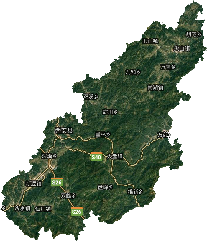 磐安乌石村地图图片
