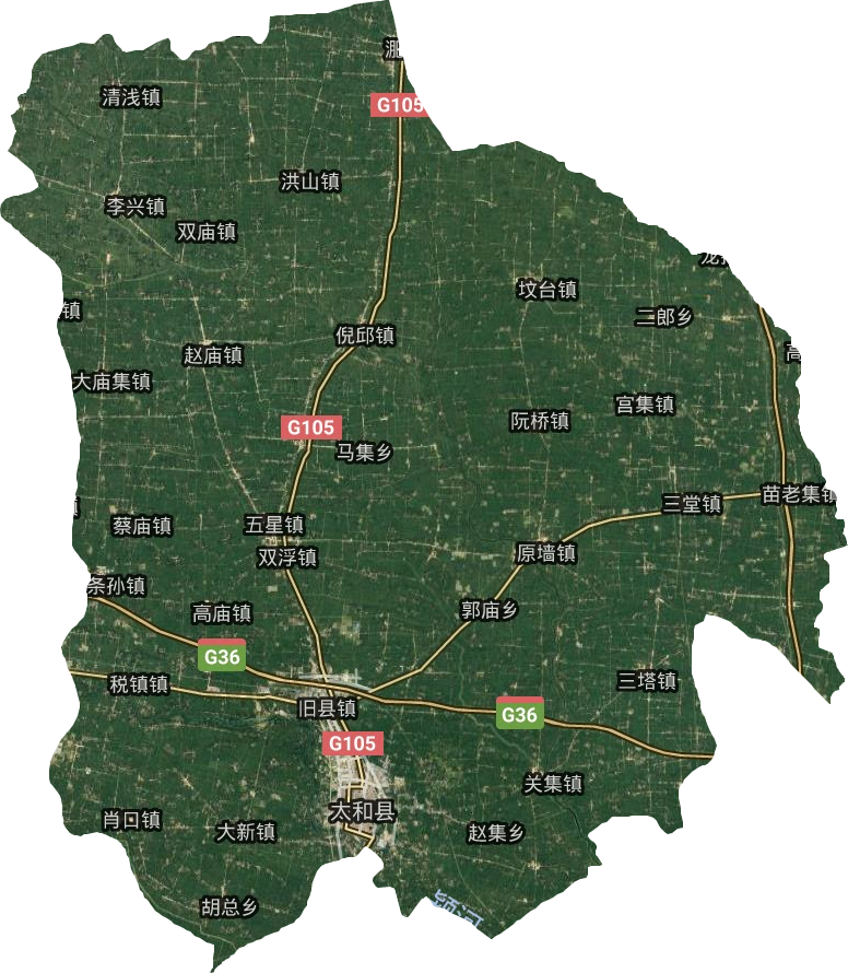 太和县城地图全图高清图片