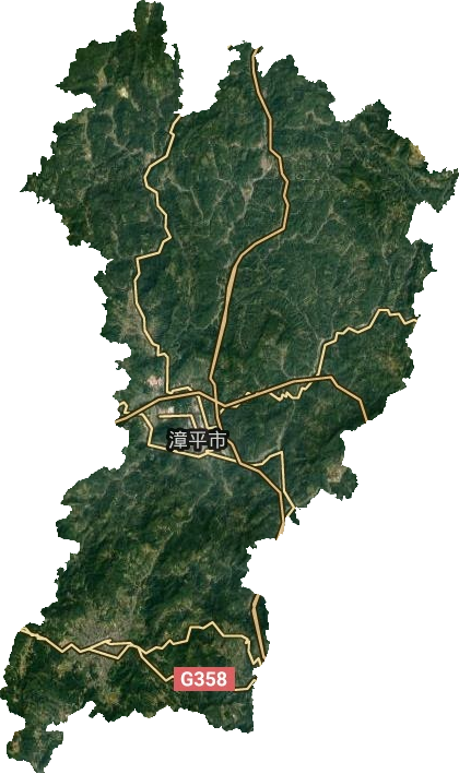 漳平乡镇地图图片