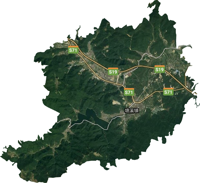 宁波塘溪镇总体规划图图片
